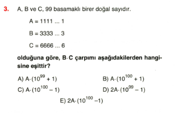 YGS Matematik Sayılar Testi Çöz 2