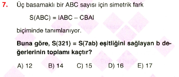 YGS Matematik Sayılar Testi Çöz 3