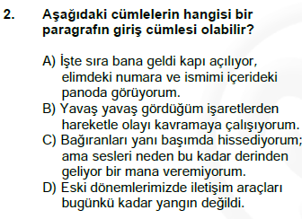 6. sınıf paragrafta anlam