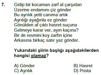 6. sınıf paragrafta anlam