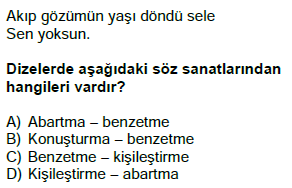 söz sanatları