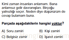 zamirler testi