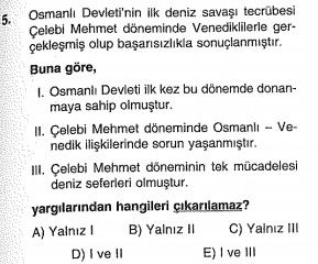 ygs osmanlı kuruluş dönemi testi çöz