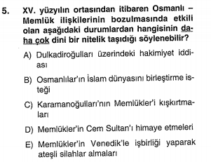 osmanlı yükselme dönemi testi çöz