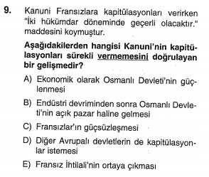 osmanlı yükselme dönemi testi çöz